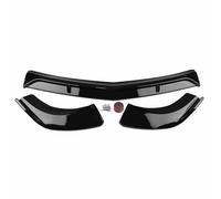 Car Front Bumper Splitter 1SET Car Front Bumper Spoiler Splitter Lip For Mercedes For Benz W204 C Class C200 C250 C300 2008-2014 Sport Version(Glossy Black)