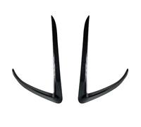 Car Front Bumper Splitter 2017 To Up For Tesla For Model 3 Y Front Fog Lamp Eyebrow Wind Knife Fog Lamp Hoods Trim Carbon Look Blade Trim Light Cover By ABS(Carbon Look)