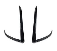 Car Front Bumper Splitter 2020 To Up For Tesla For Model Y Front Bumper Spoiler Fog Lamp Hoods Trim Cover Air Knife Splitter Body Kit Tuning By Glossy Black(Carbon Look)