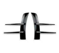 Car Front Bumper Splitter 2pcs Front Bumper Vent Sticker Car'S Door Side Modification 23cm/9.06inc Model Duck Type Splitter Currency Exterior Parts