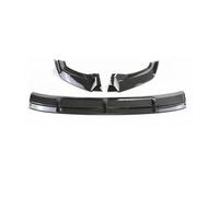 Car Front Bumper Splitter Car Front Bumper Lip Diffuser Splitter Body Kits For VW For Tiguan MK2 2017-2020(Carbon Fiber look)