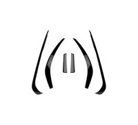 Car Front Bumper Splitter Compatible With Mercedes Benz CLA Class C117 AMG Line 2013-2015 Side Spoiler Air Vent Wind Knife Body Kits(Glossy Black)