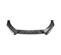 Car Front Bumper Splitter For A4 S4 B8 S-L 2009 2010 2011 2012 Front Bumper Spoiler Lip Lower Diffuser Splitter Protector(Carbon Fiber Look)