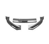 Car Front Bumper Splitter For Ford For Mustang For Mach-E 2021 2022 Car Front Protector Bumper Lip Tuning Splitter Body Kit(Carbon Fiber Look)