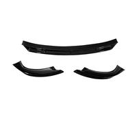 Car front bumper spoiler 3Pcs/Set Car Front Bumper Protector Cover Lip Deflector Body Kit Splitter Diffuser Decorative Shell for Tesla(Gloss Black)