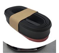 Car Front Bumper Spoiler for Audi A6 Allroad 2004-Present, Rubber Sticker Lip Splitter Body Protector, 2.5M /8.2 ft Self-adhesive Auto Lip Skirt Protector,Black
