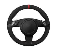 Car Front Bumper Spoiler For BMW For Sport For E93 For E87 For E81 For E82 For E88 For X1 For E84Customized Car Steering Wheel Cover Wrap Anti-Slip Braid(Black Thread)