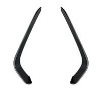 Car Front Bumper Spoiler Lip Lower Grille Fog Lamp Light For VW For Passat B8 2016 2017 2018 2019 Car Front Spoilers(Gloss Black)