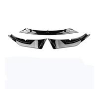 Car Front Bumper Spoiler Plastic Lip Lower For Jaguar XE R 2020 Sport Guard Splitter Plate Chin Blade Body Splitter Kit(Glossy Black)