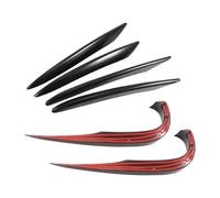 Car Front Bumper Spoiler Splitter Cover Fog Light Grille Stip Compatible for Mercedes Benz E Class W213 Sport E63 2016 2017 Car Exterior Assessoris