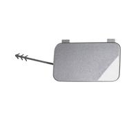 Car Front Bumper Tow Eye Cover for Audi Q5 2008-2017 8R0807449 8R0807450, Tow Hook Cover Cap Towing Protector Guard Scratch Resistant Replacement Accessory,B/passenger-gray