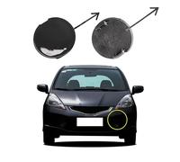 Car Front Bumper Tow Hook Cover Compatible with Honda Jazz Fit GE6 GE8 2008 2009 2010 2011 Trailer Cover Cap 71104-TF0-000 71104TF0000 Small Lid Towing Eye Cap Unpainted Left Driver Side