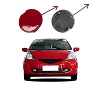 Car Front Bumper Tow Hook Cover Compatible with Honda Jazz Fit GE6 GE8 2008 2009 2010 2011 Trailer Cover Cap 71104-TF0-000 71104TF0000 Small Lid Towing Eye Cap Red Left Driver Side
