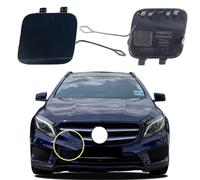 Car Front Bumper Tow Hook Cover Compatible with Mercedes-Benz GLA GLA200 GLA250 GLA260 2012 2013 2014 2015 2016 with AMG Line Package Edition Trailer Cover Cap 1568854922 Small Lid Towing Eye Cap