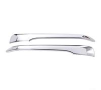 Car Front Bumper Trim for BMW X1 16-18 Chrome(Glossy) | ABS plastic build, glossy finish, resists wear, fits for bmw X1 2016-2018, fog light area upgrade