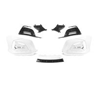 Car Front Bumper Upper Grill For Accord 10th 2018-2021 Front Bumper Surround Molding Trim Cover Car Enclosure Intake Hood Grille Splitter Spoiler Kit(WHITE)