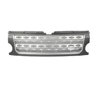 Car Front Bumper Upper Grill For Land For Rover For Discovery LR3 2005-2007 2008 2009 Car Front Grille Kidney Radiator Bumper(Silver)