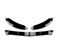 Car Front Chin Bumper Lip Diffuser Splitters Spoiler For Mercedes C-Class W205 C180 C200 260 2015 2016 2017 2018 IENQBVL(Gloss Black)