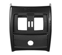 car front console grill dash ac Rear Air Vent grille Trim, Carbon fiber Style Rear Seat Air Conditioning Outlet protective Vent Cover Trim replacement for 3 4 Series F30 F34 13-18 car accessories