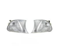 Car Front Corner Lights Left Right Clear Lens Turn Signal Lights Replacement for 3 Series E46 Coupe 1998-2001 White 63126904307 63126904308