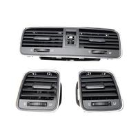 Car Front Dashboard Air Condition Outlet Rear AC Vent Grille Panel Replacement for Skoda For Yeti 2014 2015 2016 2017 Car Air Conditioning Vent Panel(Rear)(1 Set-Front)