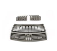 Car Front Dashboard Air Conditioning Left Right Centarl AC Vent Grille Outlet Panel Cover Replacement for Benz S Class W220 S300 S350 S500 CRRYUQWWM(Middle 2)(Middle 2)
