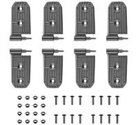 Car Front Door Check Hinge for Wranlger JL for JLU for Sport for Rubicon for Gladiator JT for Unlimit 2018-2025 Door Hinge Kit Aluminum Alloy 8Piece