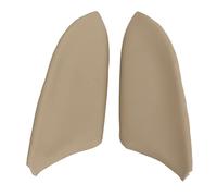 Car Front Door Handle Cover Armrest Lid Pad Left Right Panel Protective Cover for Accord Sedan 2018 2012 Synthetic Leather ABS Easy Installation Fit (Beige)