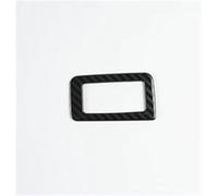 Car Front Door Trunk Switch Button Frame Decoration Cover Trim Strips For Audi A6 C8 2019-2021 Auto Interior Accessories(Carbon Fiber Black)