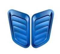 Car Front Engine Hood Bonnet Vents Air Outlet Trim Cover Car Bonnet Vents Cover(Blue)