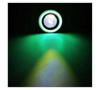 Car Front Fog Lamp 1Set Angel Eyes Fog Lamp 2.5" 3.0" 3.5" 64mm 76mm 89mm 12V Universal COB LED DRL Driving Lights White Blue Pink Yellow Green Red Front Bumper Fog Light(Green Ring,3.0inch (76mm))