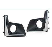 Car Front Fog Light Cap Hood Lid Bezel For Subaru XV For Crosstrek 2016 2017 Lamp Frame Cover Foglight Foglamp Chrome Trim(1 Pair)