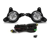 Car Front Fog Light for Compatible With For CHR 2018 2019 2020 Bumper Fog Light DRL Daytime Running Lights Fog Lamp Assembly With Wires Switch