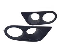 Car Front Fog Light Grill Compatible With E46 M3 2001 2002 2003 2004 2005 2006 Front Bumper Foglight CoversDual Holes Car Accessory Fog Lamp Guard Bezels(Matte black)