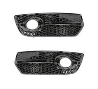 Car Front Fog Light Grille Fog Light Cover Grill For Q5 Standard 2009-2012 Front Bumper Lamp Racing Grills Car Accessories 8R0807681E Black Fog Lamp Frame