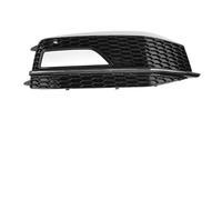 Car Front Fog Light Grille For A4 B8 S-Line S4 2012 2013 2014 2015 Pair Gloss Black Front Bumper Lower Fog Light Grill Grille 8K0807681P 8K0807682P Fog Lamp Frame(F)