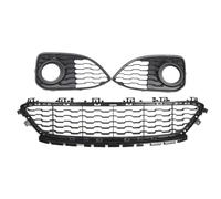 Car Front Fog Light Lamp Cover For B&MW For 1 Series F20 F21 M Sport 2015-2019 3Pcs Car Front Bumper Lower Grille Fog Light Cover Grill SCSTHRCRA