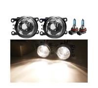 Car Front Foglight For Accord CR-V For Insight CR-Z Fit Crosstour For Pilot City 55W 100W 2 Pieces Halogen Fog Light Car Front Bumper Fog Lamp 12V(100W White)