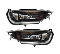 Car Front Foglight For Volvo S90 V90 XC60 XC90 2017 2018 2019 2020 2021 31395865 Front Bumper Fog Light(1Pair Black)