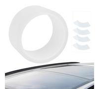 Car Front Glass Trim - Flexible Rubber Strip, Adhesive Noise Reducer Edge, Sunroof Sealant | Weather Resistant Vehicle Edge Protector, Windshield Noise Blocker, Heat Resistant Car Sealing Line