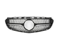 Car Front Grill 2014-2016 For Mercedes For Benz E-Class W212 E300L E400L E200 E350 Grill ABS Diamond Style Car Front Racing Billet Bumper Grille Bumper Grille(Black)