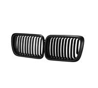 Car front grill Compatible With BMW For E36 3 Series 1997 1998 1999 Car Front Hood Kidney Mesh Grill Single Slat Style Air Intake Grille Radiator(Style A)