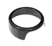 Car Front Grill Decoration Frame Trim, Badge Sign Surround Bracket Trim Carbon Fiber Front Grill Grille Surround Cover Fit for Giulia 17-19