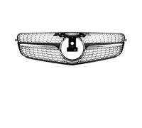 Car Front Grill For Benz C-Class For W204 2008-2014 For C180 C200 C250 C280 C350 For C63 Style Front Bumper Grille For GTR Front Bumper Grille(Diamonds-Black)