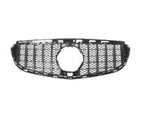 Car Front Grill For Benz E W212 E300 E350 E400 2014-2016 Chrome For AMG Style Front Bumper Grille Glossy Black For GTR Style Racing Grille Kidney Grille(Black WNet)