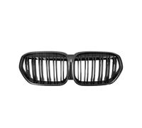 Car Front Grill For BMW For X1 For F48 For LCI 2020-2022 Carbon Fiber Look Double Line Style Front Racing Grills Diamonds Upper Grilles Front Bumper Grille(Double-Carbon Look)