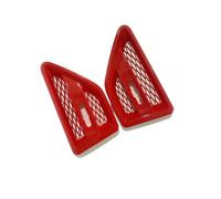 Car Front Grill For Land For Rover For Freelander 2 LR2 2006-2014 Racing Car Door Side Grille Vent Mesh Grill Car Side Fender Spoiler Outflow Vent Kidney Grille(Red)