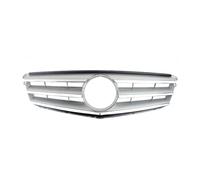 Car Front Grill For Mercedes C-Class W204 2008 2009 2010 2011 2012 2013 2014 Front Bumper Grille Hood Grill Tuning Grills(SILVER)
