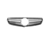 Car Front Grill For Mercedes E Coupe W207 E200 E250 E350 E550 2010 2011 2012 2013 Front Bumper Grille Hood Grill Racing Grill(Chrome silver)