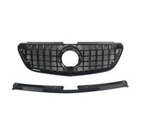 Car Front Grill For Mercedes W447 For Vito For Metris 2016 2017 2018 2019 2020 Car Front Hood Grill Grille(Black)